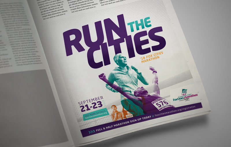Run the Cities print ad