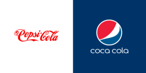 Logo Swap Pepsi vs Coca cola
