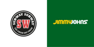 Logo Swap Subway vs Jimmy Johns